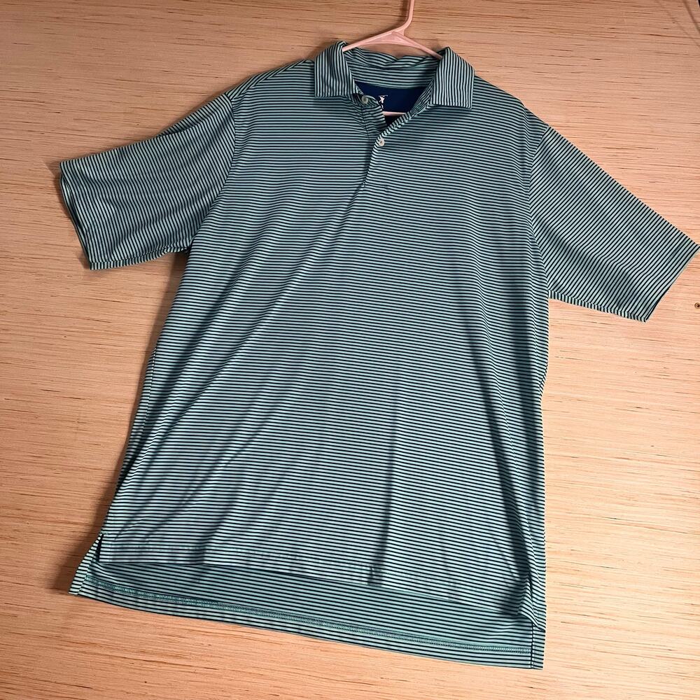 Golf Polo Fairway & Greene Preppy Striped Men’s L